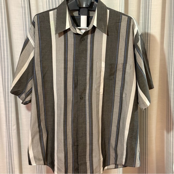 3/$20  Men's Striped Short Sleeve Shirt - Picture 2 of 5